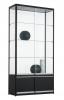 Vitrine met onderkast 200x100x40cm