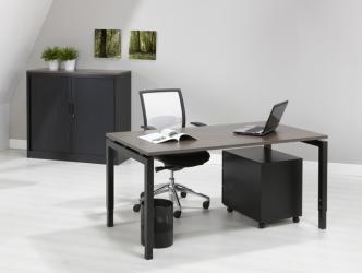 Bureautafel Q-Bic Black 140x80cm