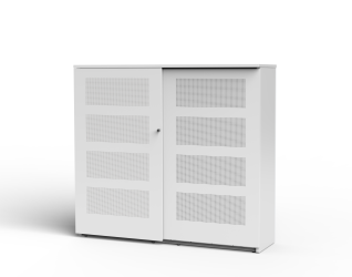 Akoestische schuifdeurkast 159 cm hoog (4 OH)