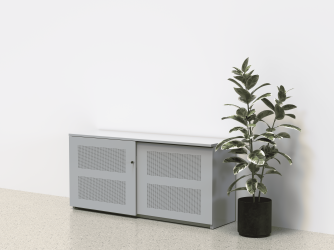 Akoestische schuifdeurkast 82 cm hoog (2 OH)