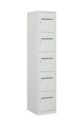 5 deurs lockerkast (195x40x50 cm)