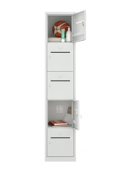 5 deurs lockerkast (195x40x50 cm)