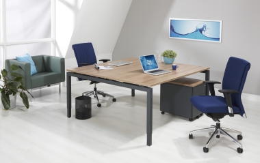 Bureau- vergadertafel Q-bic 160x160cm