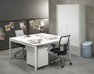 Bureautafel Q-bic  180cm, 90cm diep