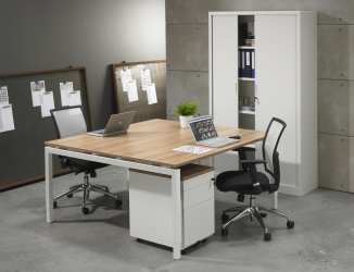 Bureau- vergadertafel Q-bic 160x160cm