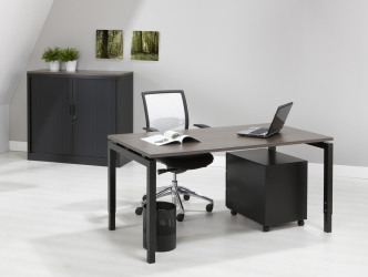 Vrijstaande bureautafel Q-bic 80x60cm