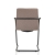 Slede vergaderstoel in bouclé stoffering 71079
