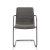 Slede vergaderstoel in bouclé stoffering 71087