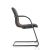 Slede vergaderstoel in bouclé stoffering 71088