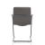 Slede vergaderstoel in bouclé stoffering 71089