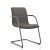 Slede vergaderstoel in bouclé stoffering 71091
